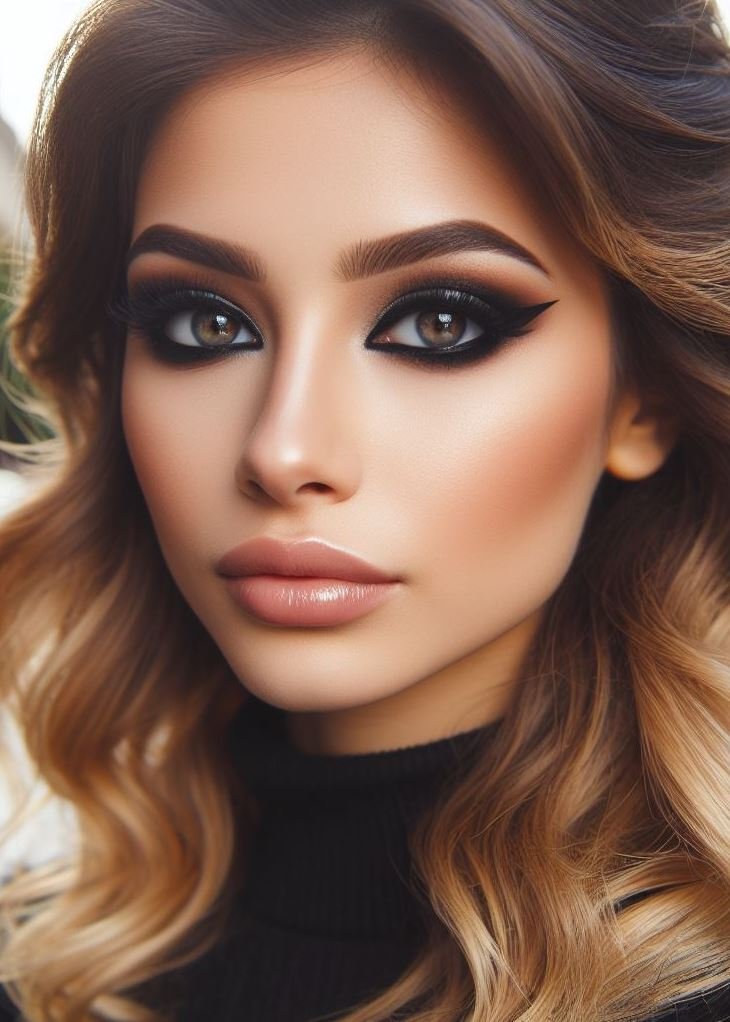 Date night ready in minutes! The classic black smokey eye with winged liner is an effortless way to create a sultry and mysterious look.