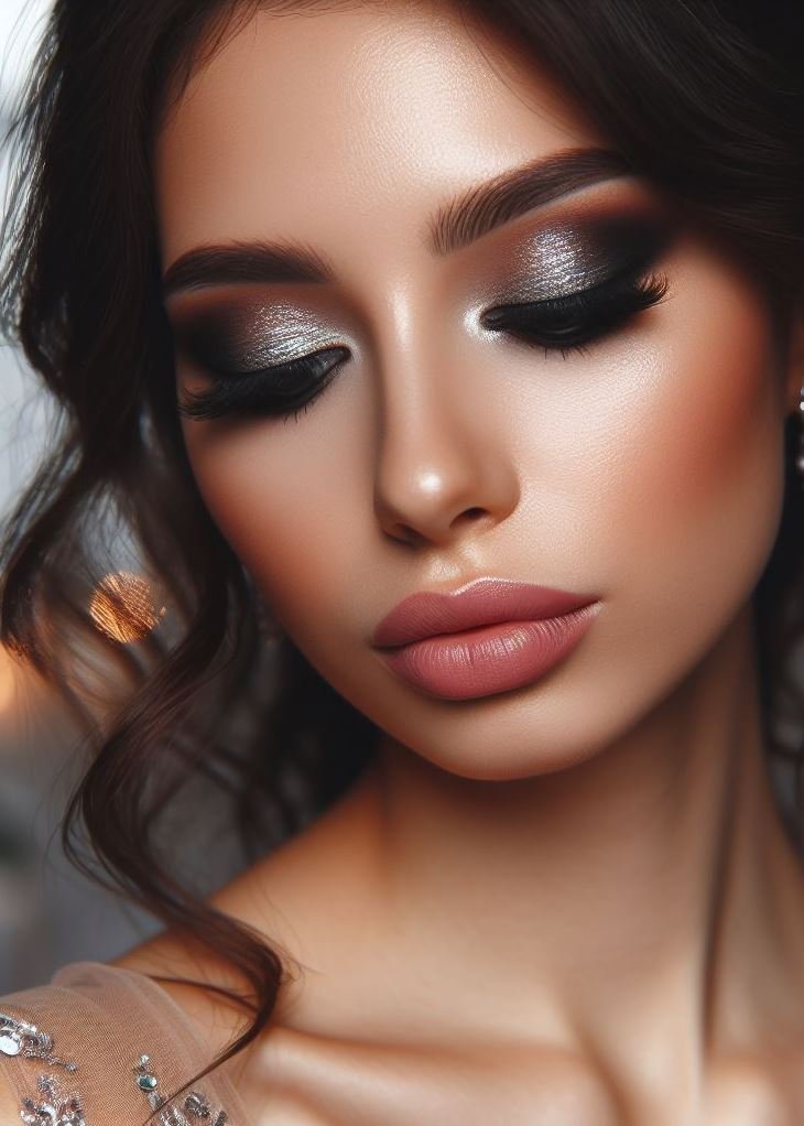 No makeup makeup, elevated! Take your no-makeup makeup look to the next level with a subtle smokey taupe eye and neutral lips. This adds a touch of definition for a fresh and polished look.