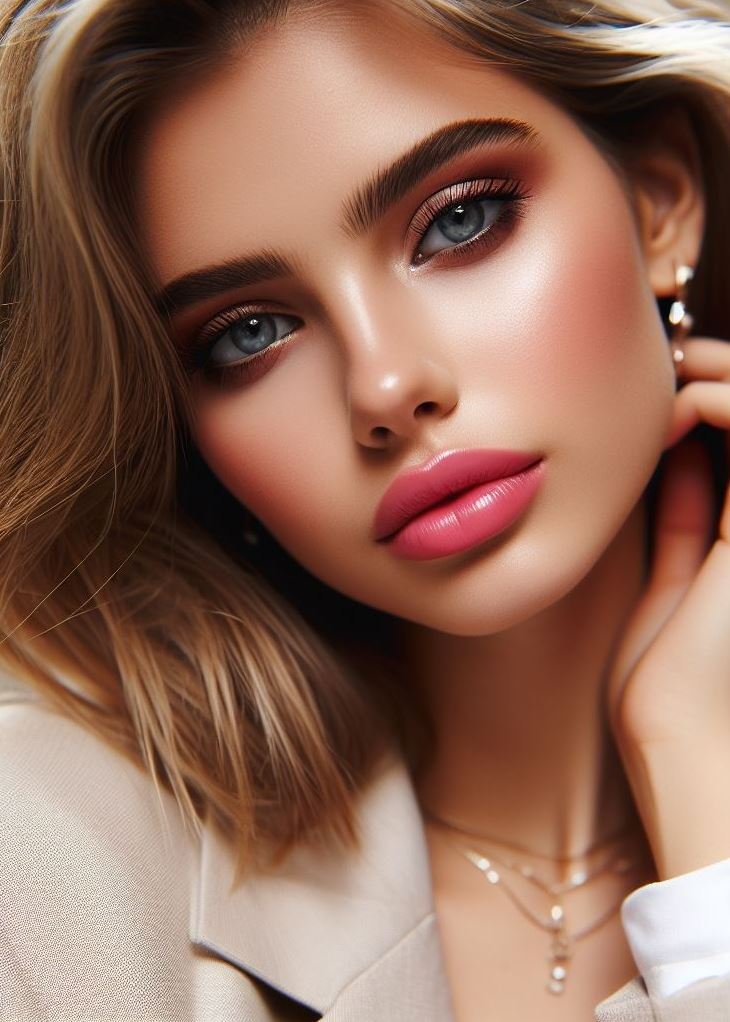 Monochrome Magic: Explore the Depths of Pink: Embrace a captivating monochromatic look! Pair your babelicious pink lips with complementary pink eyeshadow shades in various textures for added dimension.