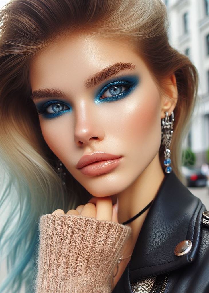 The Power of Confidence: Owning Your Unique Blue Look: Wearing blue eyeshadow is about confidence! It allows you to stand out from the crowd and embrace a look that reflects your individuality and inner strength.