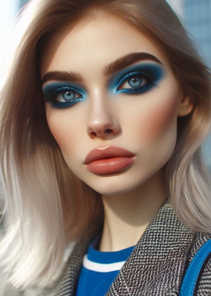 From Subtle Shimmer to Bold Statement: The beauty of blue makeup lies in its versatility. Opt for a subtle shimmer for a touch of elegance or embrace a bold, vibrant blue for a dramatic statement.