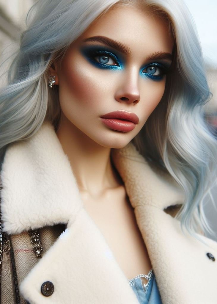 Beyond the Expected: Blue Eyeshadow's Bold Statement: Step outside the neutral zone! Blue eyeshadow offers endless possibilities for creating a captivating and entirely unique makeup look.