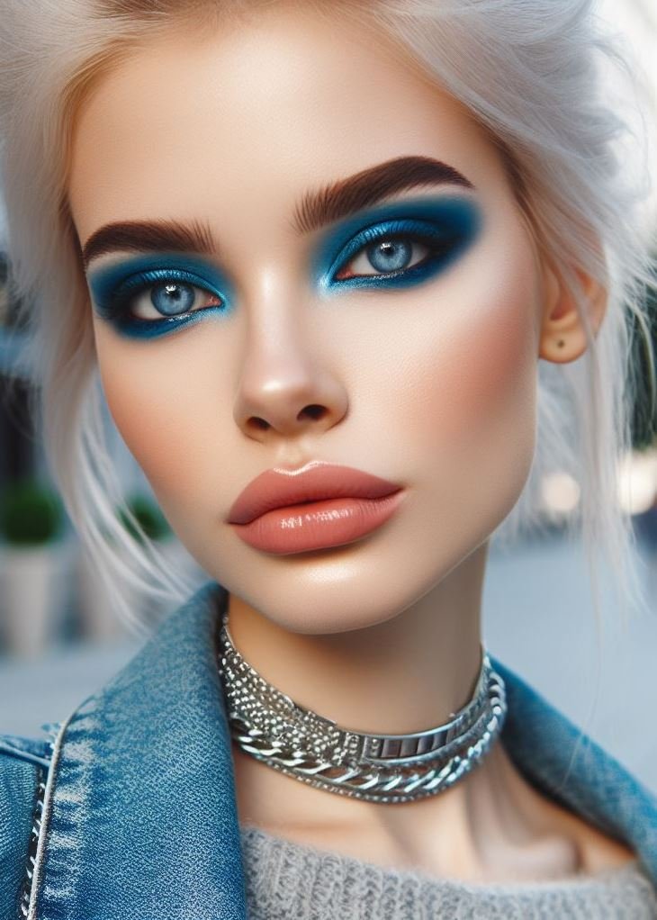 More Than Meets the Eye: The Versatility of Blue Makeup: Don't underestimate blue makeup! It can be soft and romantic, smoky and dramatic, or bold and graphic, allowing you to create a look for any occasion.