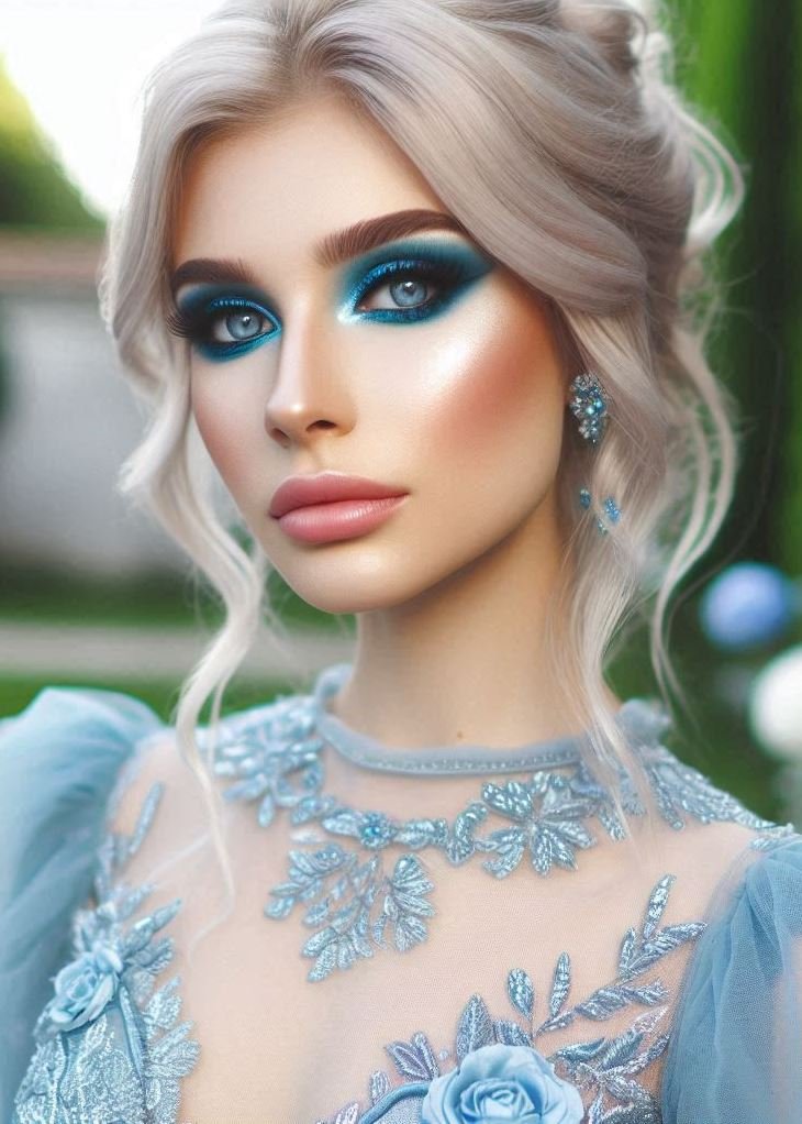 Beyond the Lids: Blue Makeup for a Multidimensional Look: Don't limit blue to your eyelids! Experiment with blue eyeliner, mascara, or even a touch of blue blush to create a truly unique and multidimensional look.