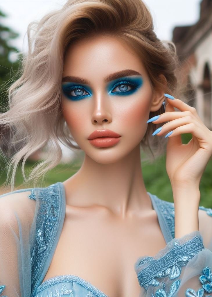 A Multifaceted Muse: Blue Makeup for Every Mood: Blue eyeshadow isn't a one-size-fits-all look. From soft pastels to dramatic cobalts, explore the versatility of blue to find a shade that reflects your mood and style.