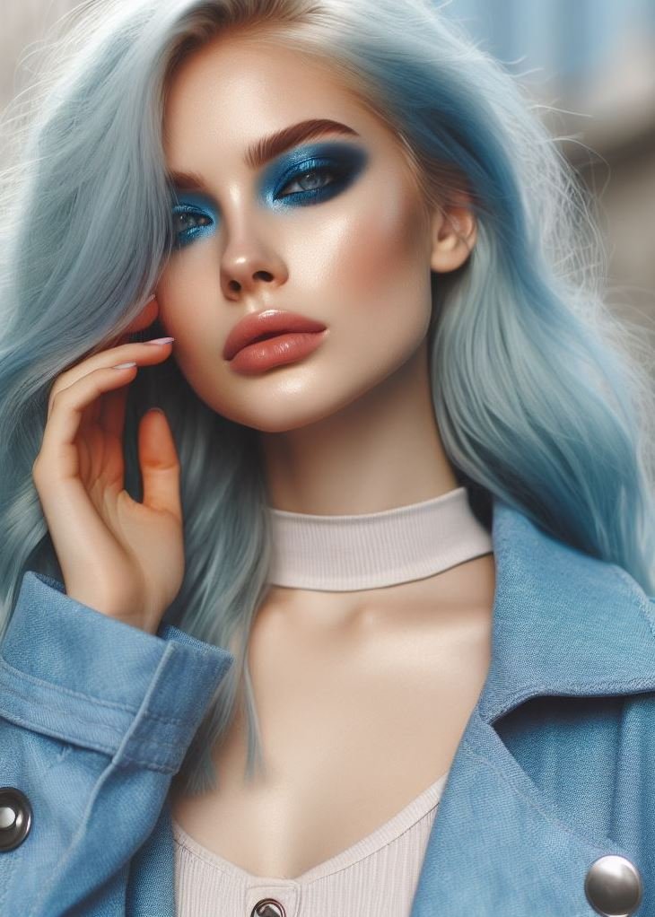 A Touch of the Sea: Blue Makeup Inspired by Nature: Draw inspiration from the calming blues of the ocean or the vibrant hues of a summer sky. Blue makeup allows you to connect with the natural world through your beauty routine.