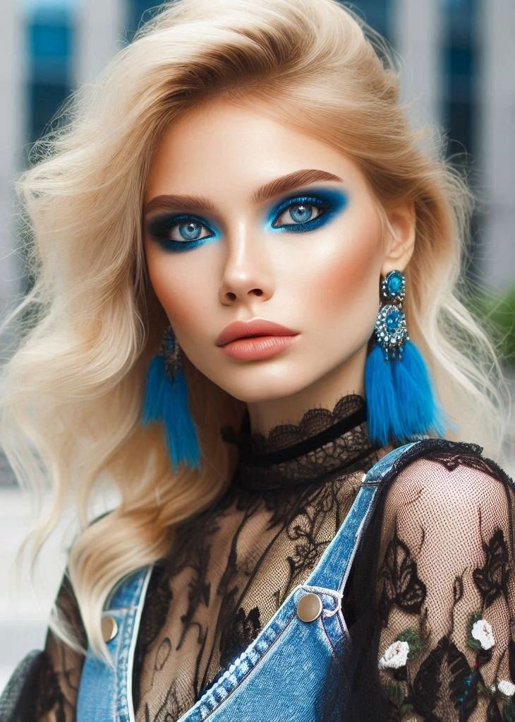 Breaking the Rules: Blue Makeup for a Rebellious Spirit: Don't be afraid to break away from traditional makeup norms! Blue eyeshadow offers a rebellious spirit, allowing you to challenge expectations and express your individuality.