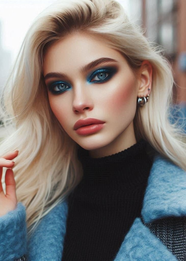 From Subtle Shimmer to Galaxy Glam: The beauty of blue eyeshadow lies in its versatility. Opt for a subtle shimmer for a touch of elegance, or take it to the next level with a dramatic galaxy-inspired smoky eye.