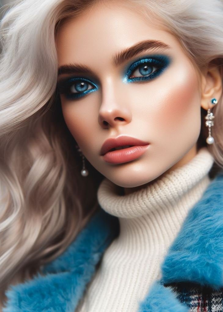 Beyond Gender Norms: Blue Makeup for Everyone: Blue eyeshadow transcends traditional gender boundaries. Embrace your individuality and rock a stunning blue look that reflects your unique style, regardless of gender.