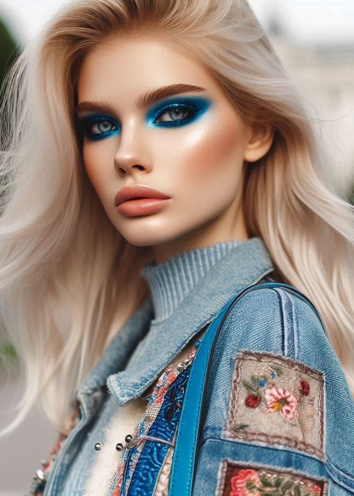 A Gateway to Creative Exploration: Blue eyeshadow is an invitation to experiment! Play with textures, finishes, and blending techniques to create a look that's uniquely yours and reflects your creative spirit.