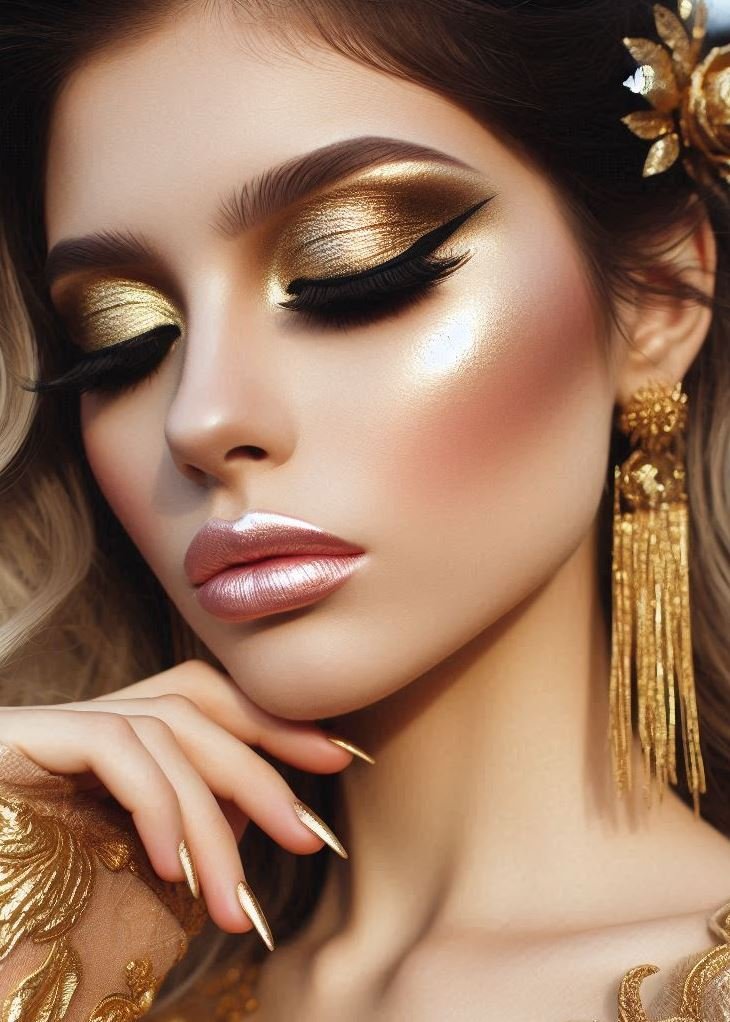 Golden Eyeshadow for Every Skin Tone: Gold isn't a one-size-fits-all look! Explore the versatility of gold. From soft, shimmering champagnes to rich, bronzed hues, find your perfect golden shade to flatter your unique skin tone.