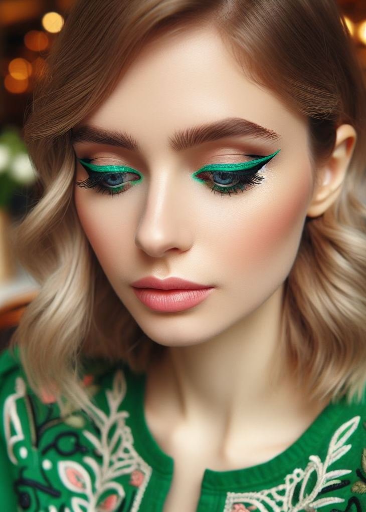 Khakifornia Dreamin': Channel the laid-back Cali vibes with a khaki green eyeliner. This earthy shade is surprisingly versatile and adds a subtle pop of color to your look.