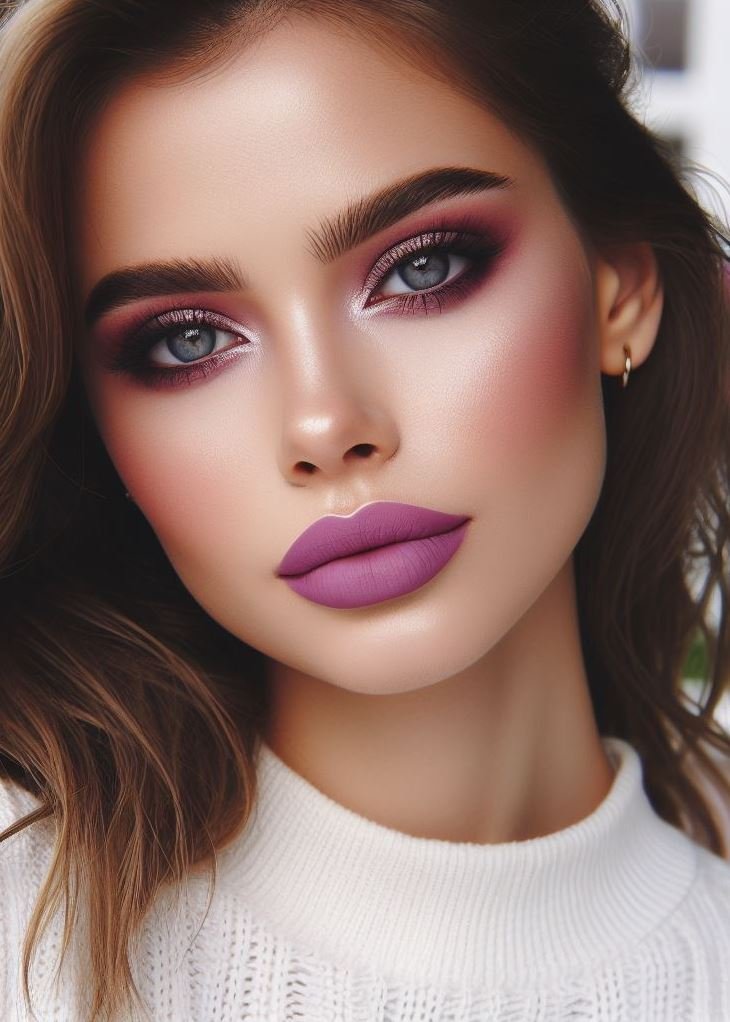 A Multifaceted Muse: Purple Lips for Every Mood: From soft lavenders to deep plums, explore the versatility of purple lipstick to find a shade that reflects your mood and style.