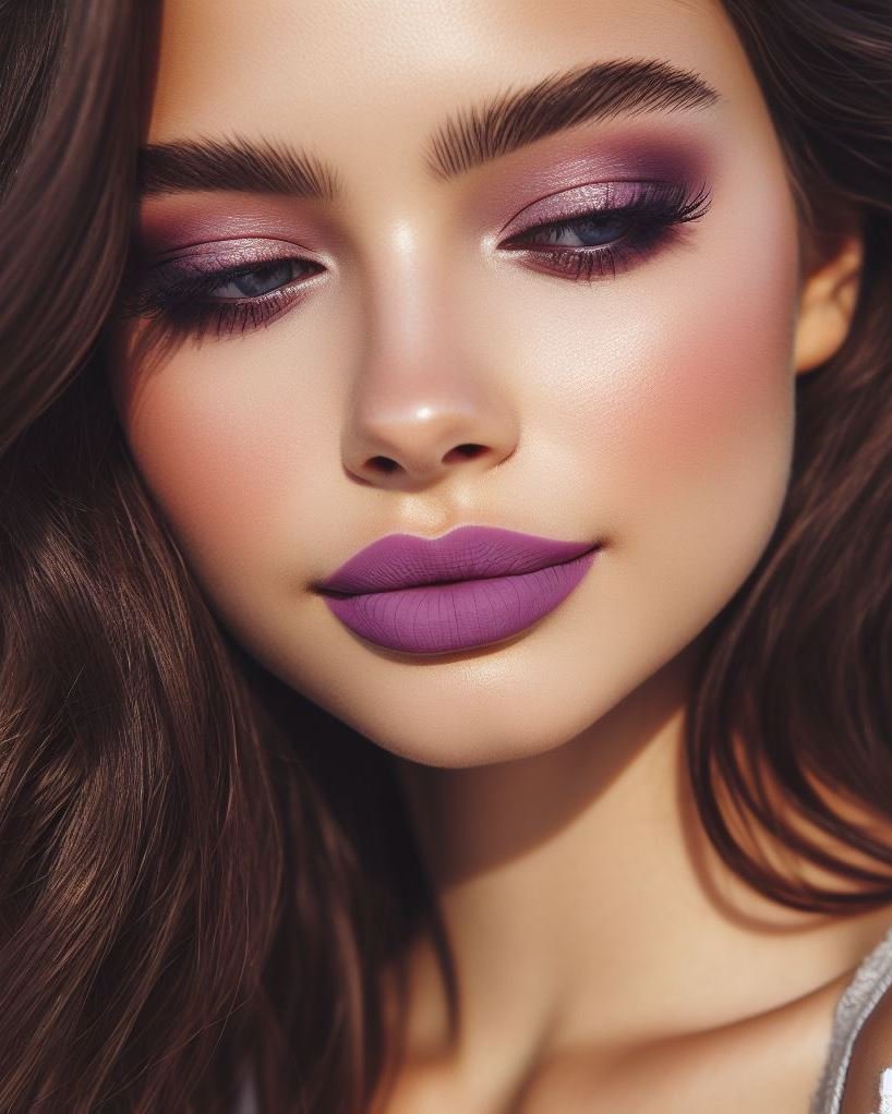 A Touch of Mystery: Purple Lips Intrigue and Captivate: Purple lips hold a certain mystique. They can add a touch of intrigue and allure to your look, leaving a lasting impression.