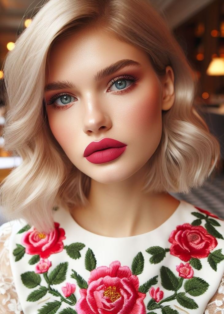 Mauve Marvel: Add a touch of sophistication with a mauve rosy lip color. This versatile shade pairs well with both smokey eyes and a natural makeup look.