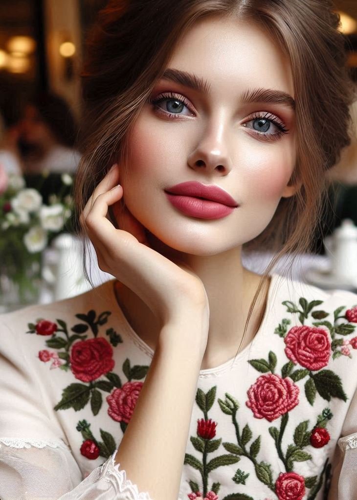 Vintage Charm: Channel a touch of old Hollywood glamour with a dusty rose lip color. This sophisticated shade pairs beautifully with a winged eyeliner and bold brows.