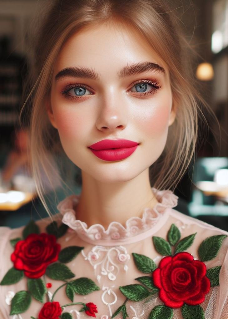 Rosy & Rosy: Embrace a monochromatic makeup look with a rosy blush that perfectly complements your rosy lip color. This creates a cohesive and effortless look, perfect for everyday wear.