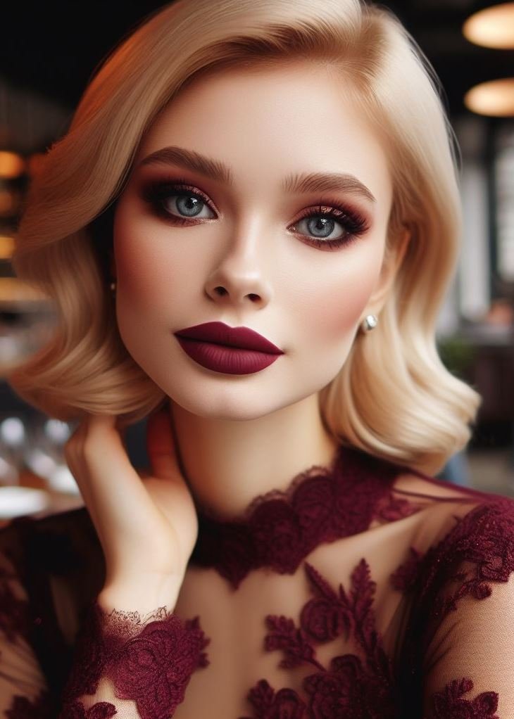 Wine Stains for a Casual Kiss of Color: Don't underestimate the beauty of a subtle wine stain! Dab a touch of wine-colored lipstick onto your lips and blend for a casual and effortless look that adds a touch of color to your everyday makeup routine.