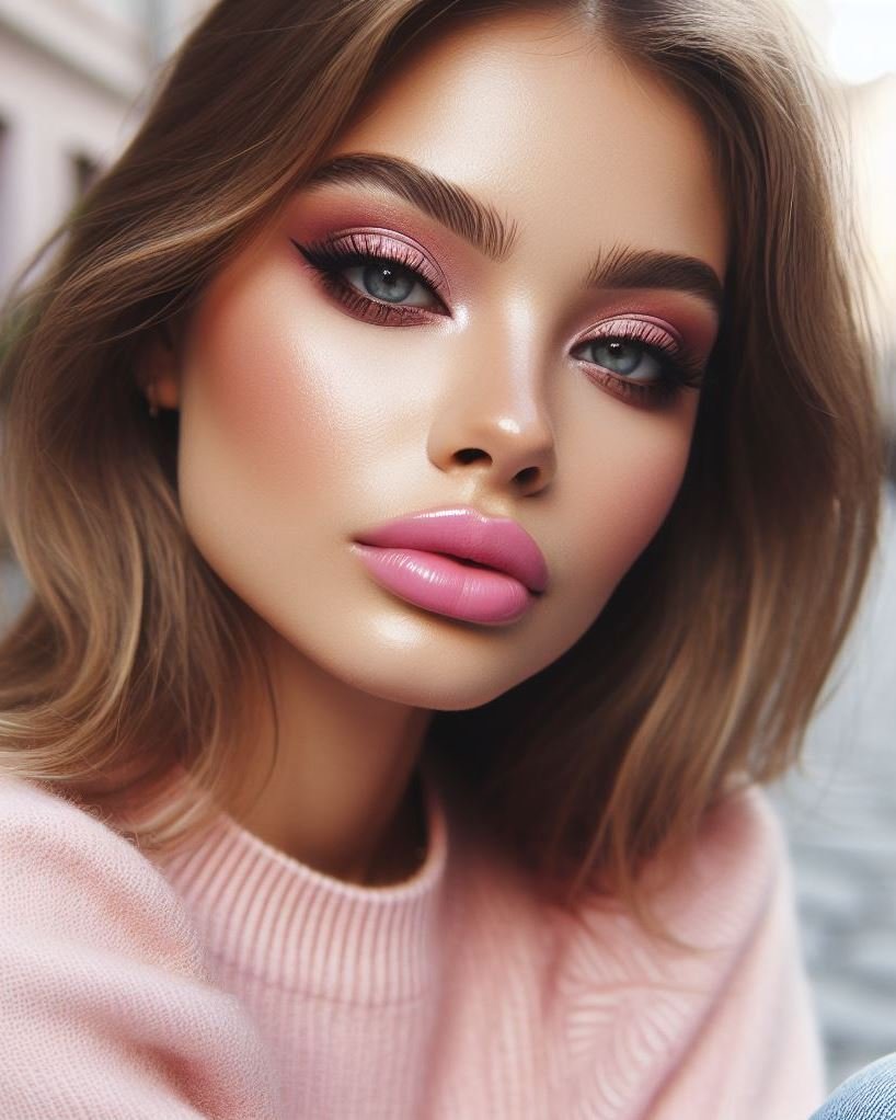 Summer Vibes: Babelicious Pink for a Fresh Look: Embrace the warm weather with a babelicious pink lipstick. This vibrant shade adds a touch of freshness and fun to your summer makeup routine.