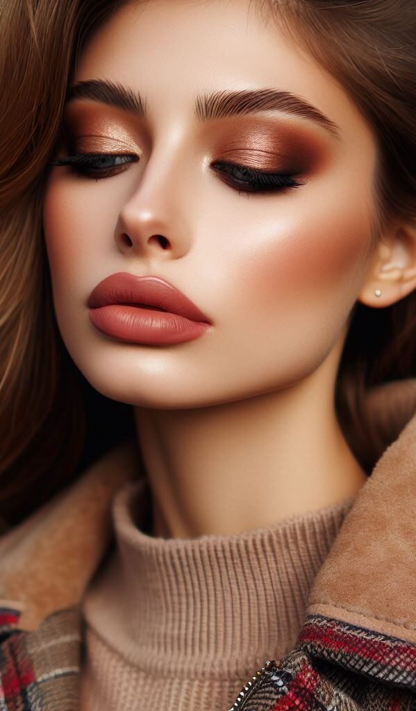 French Kiss: Achieve Parisian chic with a touch of bronzer, rosy blush on the apples of your cheeks, and a sheer, glossy nude lip. Keep your eye makeup simple with a touch of brown mascara and a thin line of eyeliner for a natural yet glamorous look.