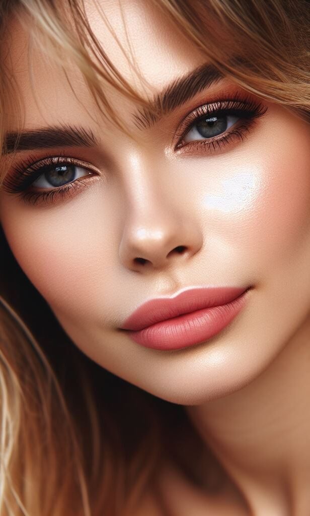 Berry Beautiful with Sophistication: Complement a berry-toned blush with a soft mauve nude lip for a touch of effortless sophistication. This color combination is perfect for fall and winter months, adding a touch of richness to your everyday makeup.