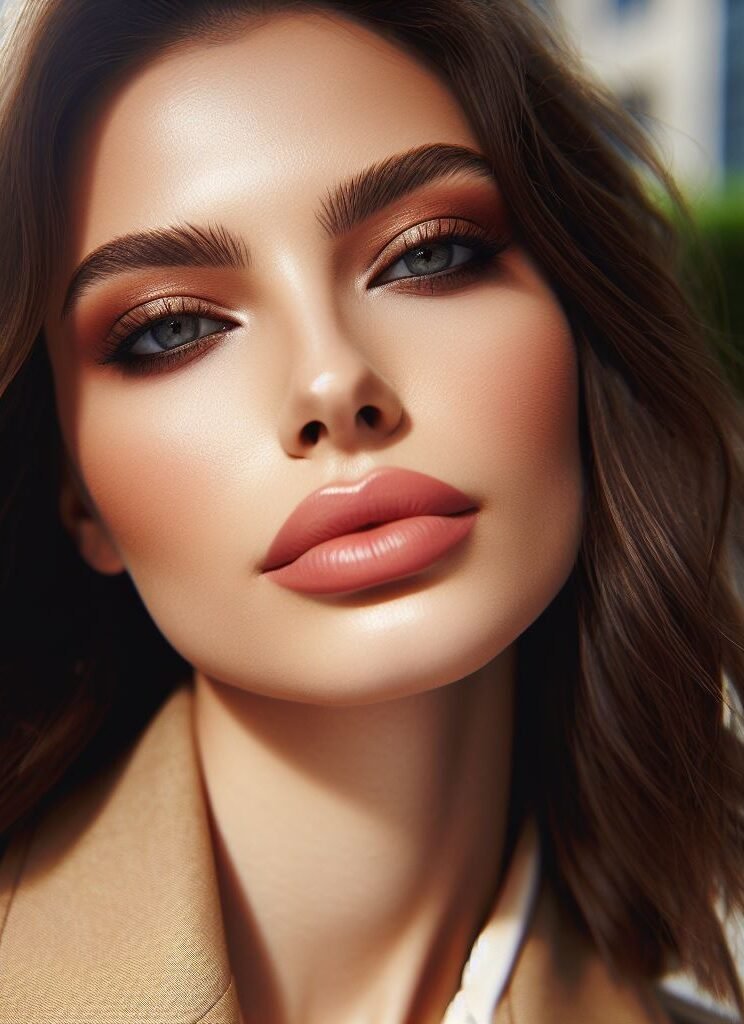 Sunset Glow: Recreate the beauty of a sunset with warm-toned makeup. Apply a bronzer to enhance your natural skin tone, then blend a warm-toned eyeshadow palette with shades of orange, copper, and brown onto your lids. Finish with a soft, peachy nude lip gloss for a touch of summery charm.