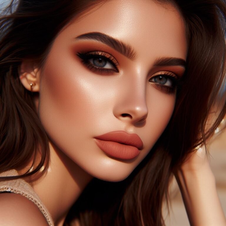 Double Duty Eyeshadow: Get the most out of your makeup! Use a matte eyeshadow in a shade that complements your nude lip color on your lids and in your crease. Blend it out for a soft, defined look. This is a time-saving trick for a cohesive and effortless look.